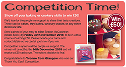 Tasty Bakes Competition Nov 2018