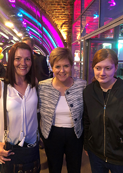 Rebekah meets Scotland’s First Minister