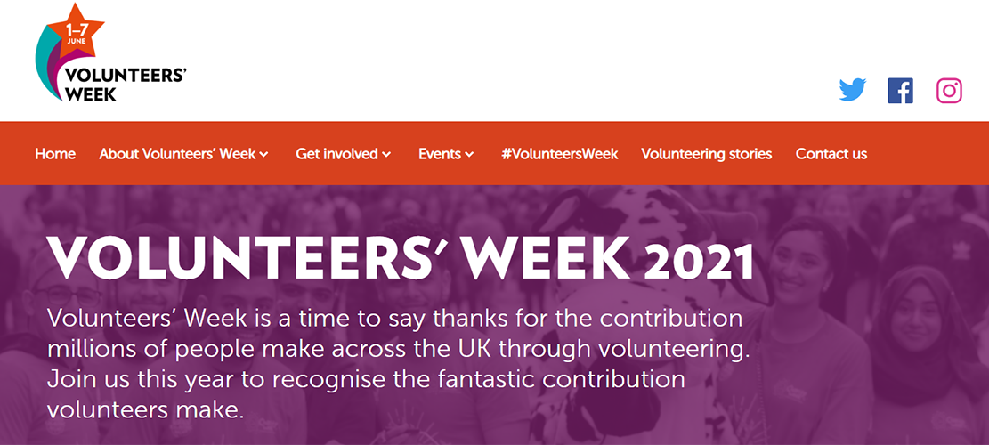 Celebrating National Volunteers Week 2021