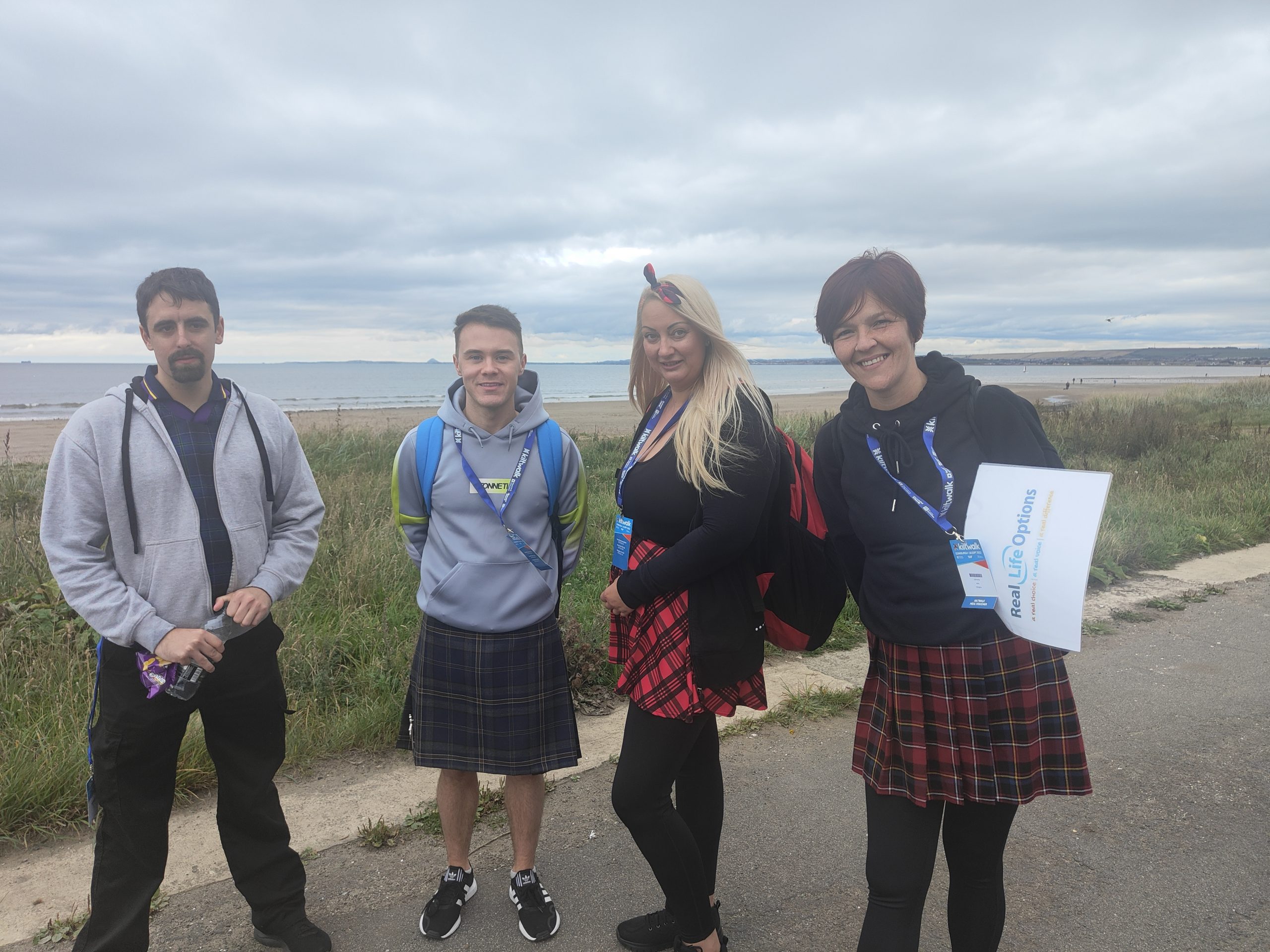 Falkirk Kiltwalk to raise funds for Real Life Options