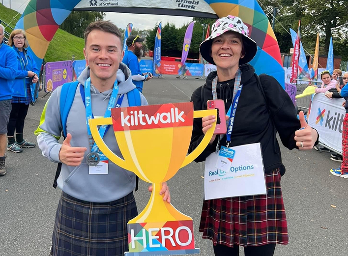 Falkirk Kiltwalk to raise funds for Real Life Options