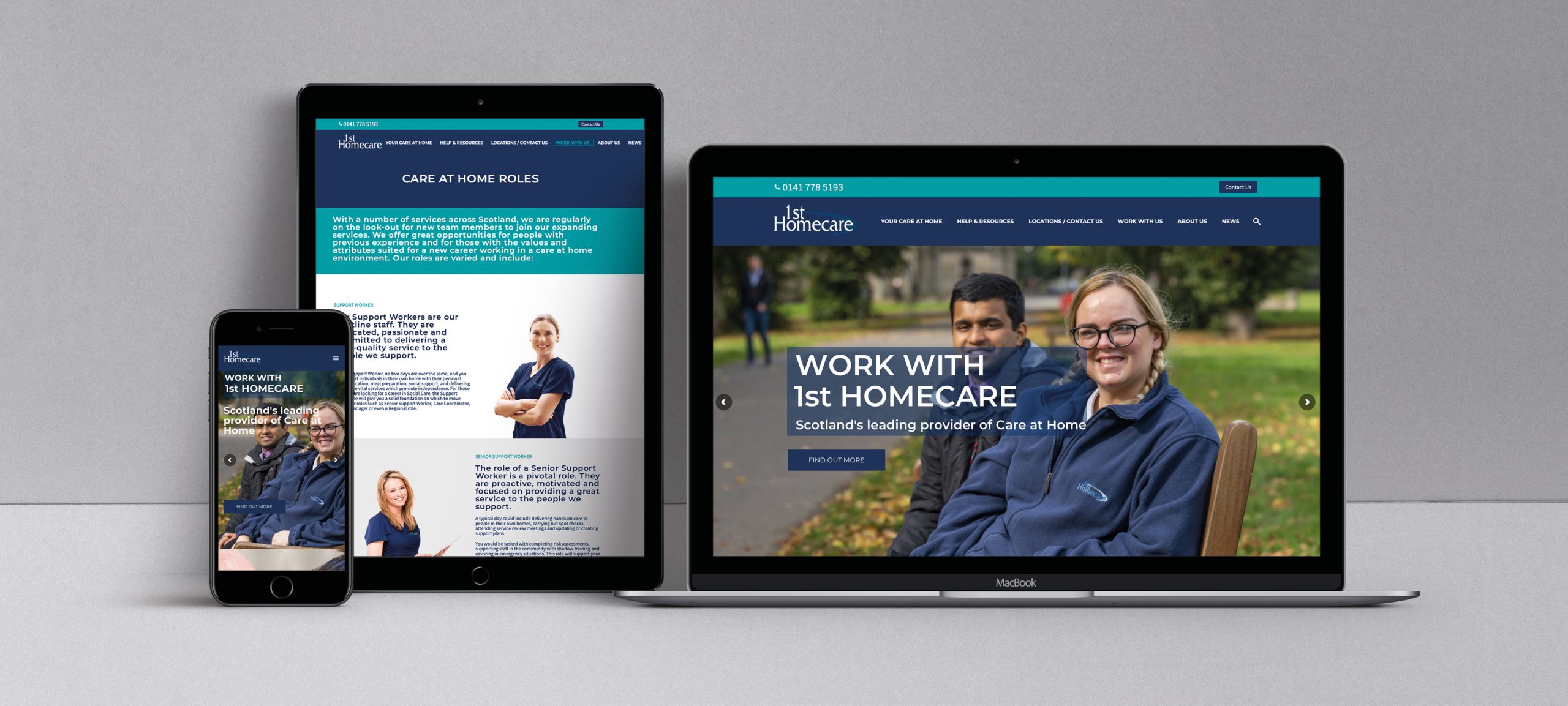 1st Homecare Launch New Website